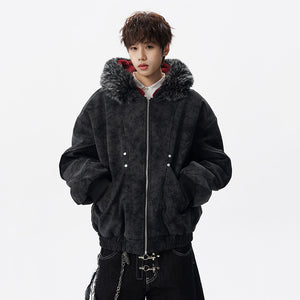 Fleece-lined Warm Y2K Jacket