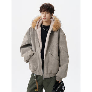Fleece-lined Warm Y2K Jacket