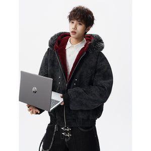 Fleece-lined Warm Y2K Jacket