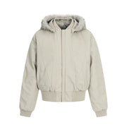 Y2K Jacke mit Fleece-Futter