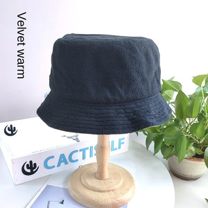 Fleece Warm Bucket Hats