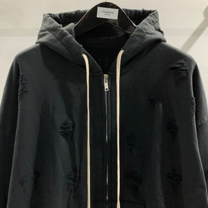 Fleece Zipper Techwear Hoodie