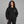 Floral Bird Print Y2K Hoodie – worn by a woman