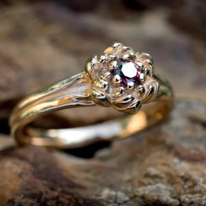 Floral Gold Ring