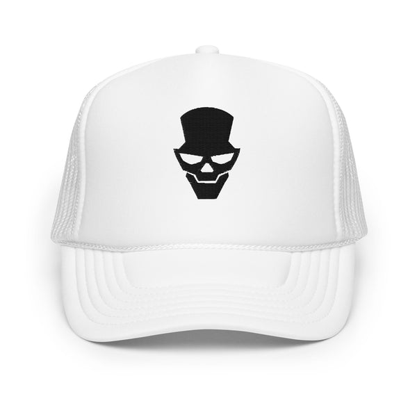 Hellfire Skull Trucker Hat