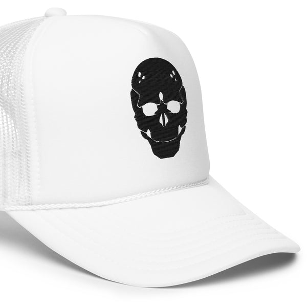 Neon Skull Trucker Hat