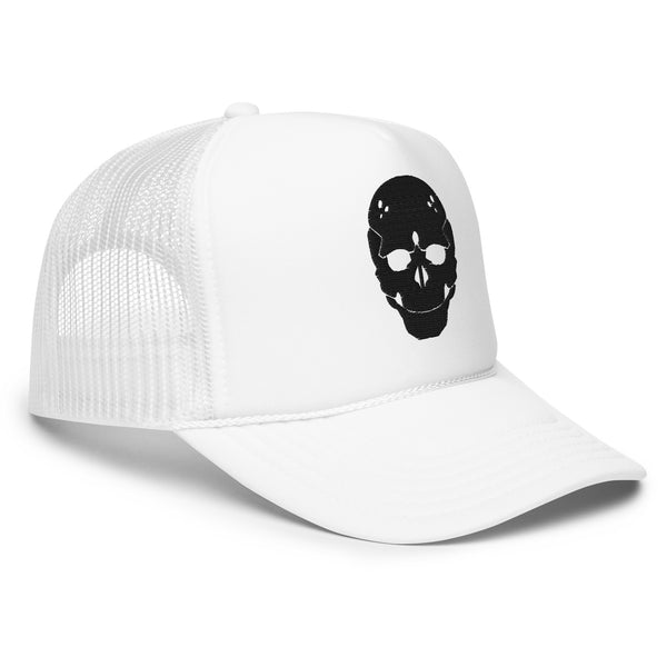 Neon Skull Trucker Hat