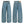 Folded Waist Washed Blue Y2K Jeans