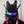 Four Colour Screen Cyberpunk Helmet kantuna lähivaates, vikerkaare-LED-riba hõõgub üle musta visiiri