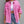 Rose Red Frayed Denim Y2K Jacket worn open over a white crop top, front view with frayed hem and pockets