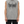 A model wears the light grey tank, a black gothic emblem printed across the upper chest