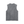 Back of the mid grey tank, unprinted, showing how square the body is cut at the hem