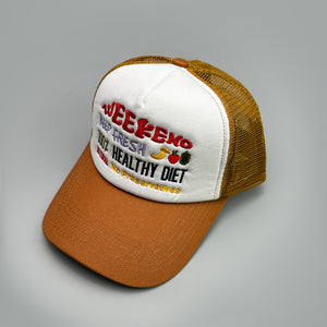 Fresh Fruit Letters Y2K Hats