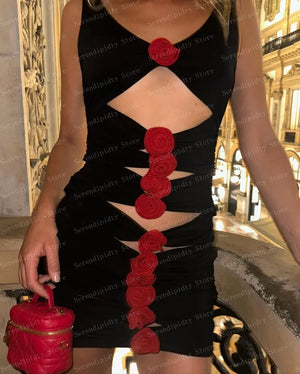 Front Cut Out Bodycon Dress