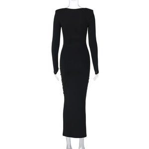 Front Cut Out Maxi Dress