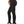 Black front lace-up techwear leggings with high waist