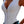 Front Zipper White Bodysuit - product view on white background