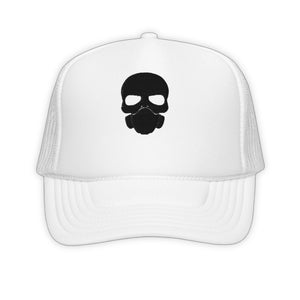 Frozen Skull Trucker Hat - product view on white background