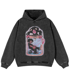 Funny Cartoon Graphic Y2K Hoodie