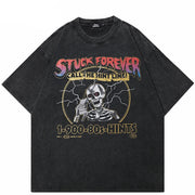 Camisetas Gráficas de Calaveras Graciosas Y2K