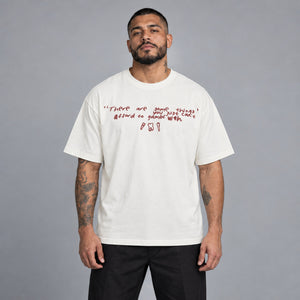 Funny Teeth Graphic Y2K Shirt – worn by a man