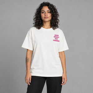 Funny Text Y2K Graphic Tees – worn by a woman