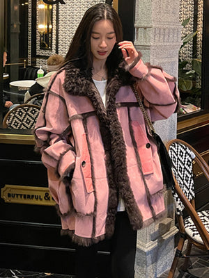 Fur Integrated Spring Women Jacket