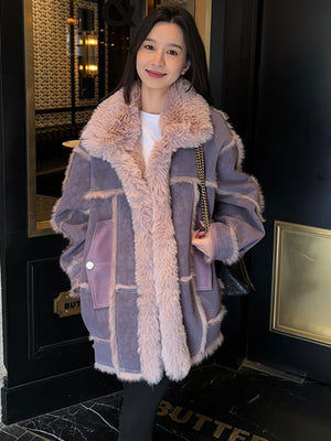 Fur Integrated Spring Women Jacket