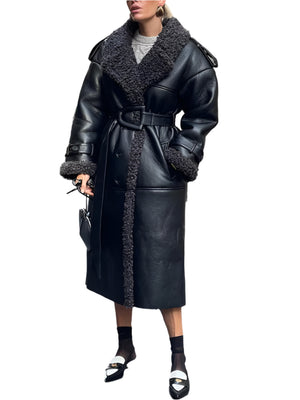 Fur Thicken Warm Women Jacket Spring