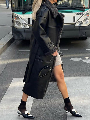 Fur Thicken Warm Women Jacket Spring