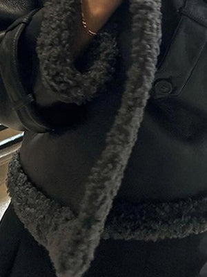 Fur Thicken Warm Women Jacket Spring