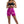 Fuschia Women Booty Shorts - product view on white background