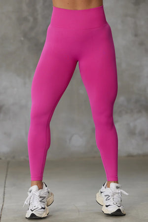 Fushia Leggings Scrunch Butt