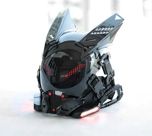 Futurist Cyberpunk Helmet