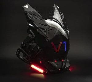 Futurist Cyberpunk Helmet