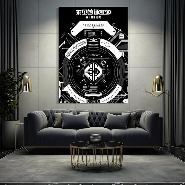 Futuristic Home Decor Cyberpunk Art | CYBER TECHWEAR®