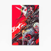 Futuristische Neon Cyberpunk Art