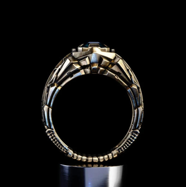 Geometric Gold Ring