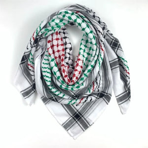 Geometric Shemagh Scarf