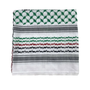 Geometric Shemagh Scarf