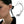 Silver geometric ear cuff that curves along the outer ear