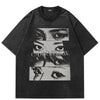 Girls Eye Graphic Y2K Shirts
