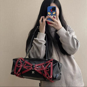 Girls Tie Bow Y2k Purse