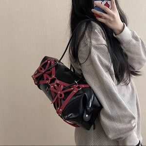 Girls Tie Bow Y2k Purse