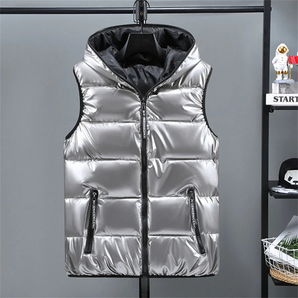 Glossy Padded Utility Vest