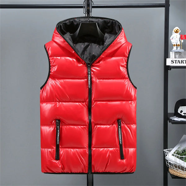 Glossy Padded Utility Vest