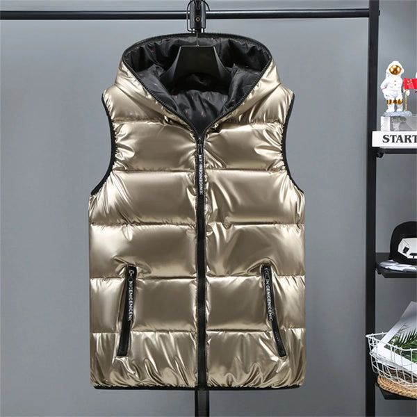 Glossy Padded Utility Vest