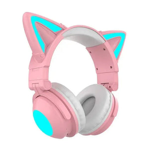 Glowing Cat Ear Cyberpunk Headphones — photo 10