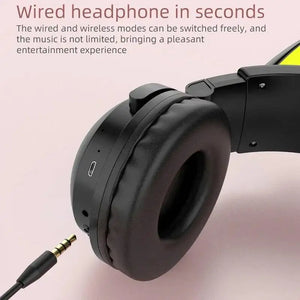 Glowing Cat Ear Cyberpunk Headphones — photo 5