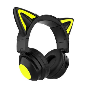 Glowing Cat Ear Cyberpunk Headphones — photo 8